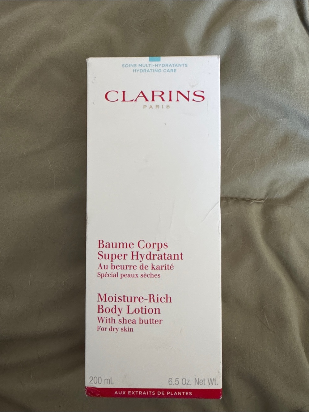 Clarins Moisture-Rich Body Lotion - White and Red Packaging